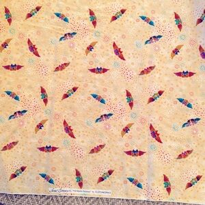 Laurel Burch “Fantastic Felines”, Cathead with Wings, 1 yard